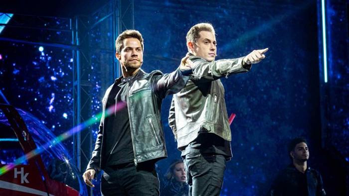 Henry & Klauss en el escenario del Illusion Show